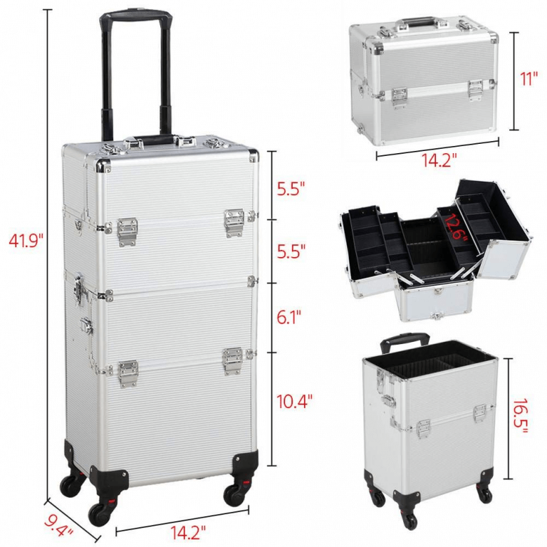 Hair Stylist Rolling Cases; Top 12 Reviewed & Compared