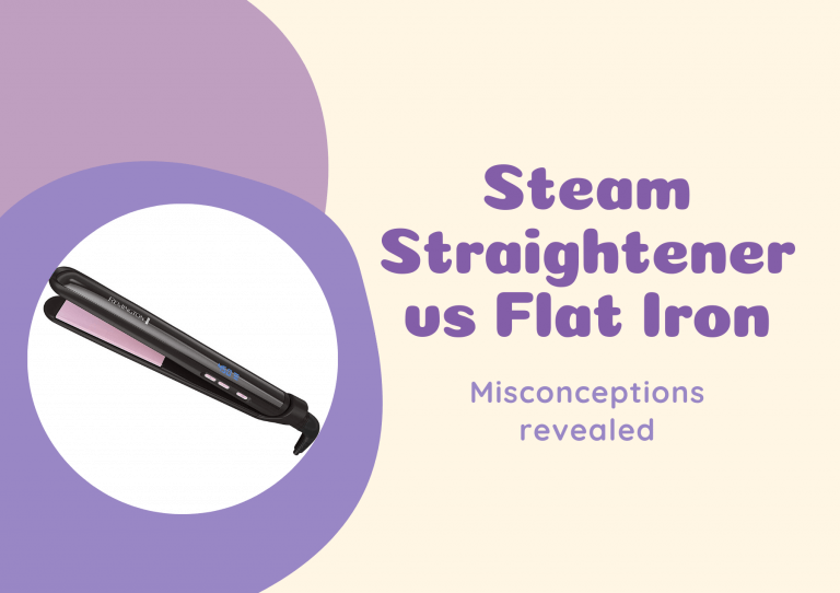 steam hair straightener vs flat iron