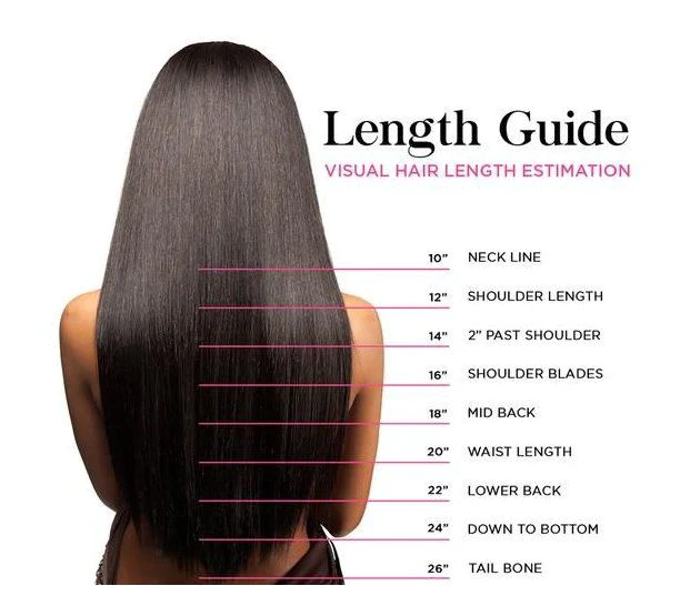 Hair Extension Lengths 